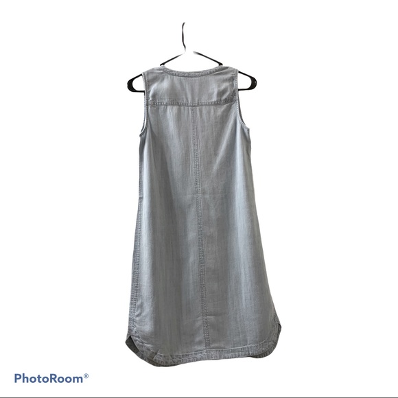 A Pea in the Pod sleeveless light denim dress NWT - Picture 6 of 8